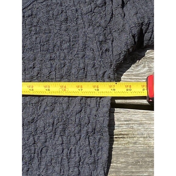 American Eagle Outfitters Lace Shirt Women's Medium Charcoal Grey Y2K Preppy - Picture 8 of 12